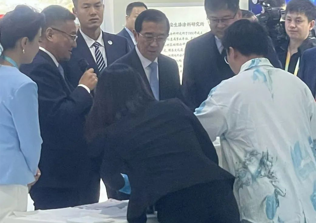 杨凌农高会盛况空前，韩俊部长亲临指导，广爱食品股份首秀亮相